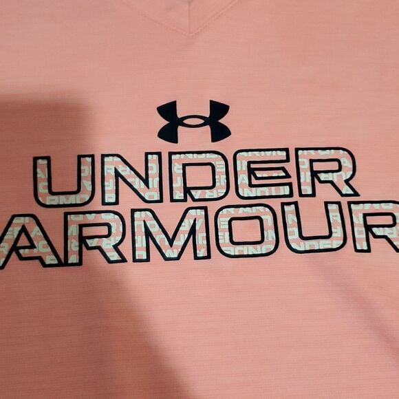 Under Armour pink XS loose fit heatgear athletic short sleeve shirt - Picture 8 of 8